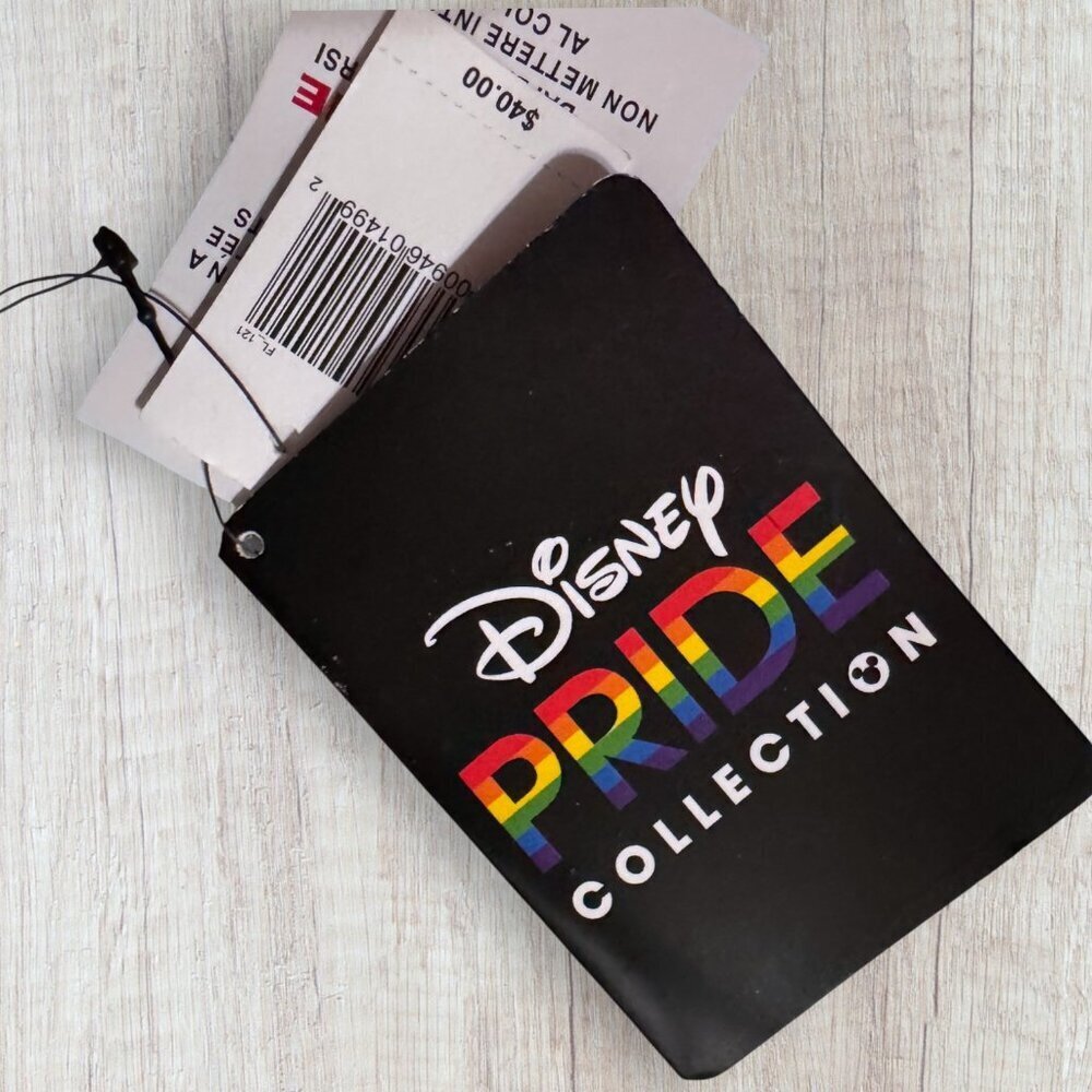 NWT Loungefly Disney Parks Pride Mickey Mini Backpack Coin Purse Rainbow Bag - Picture 3 of 6